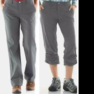REI Grey Adjustable Length Hiking Pants